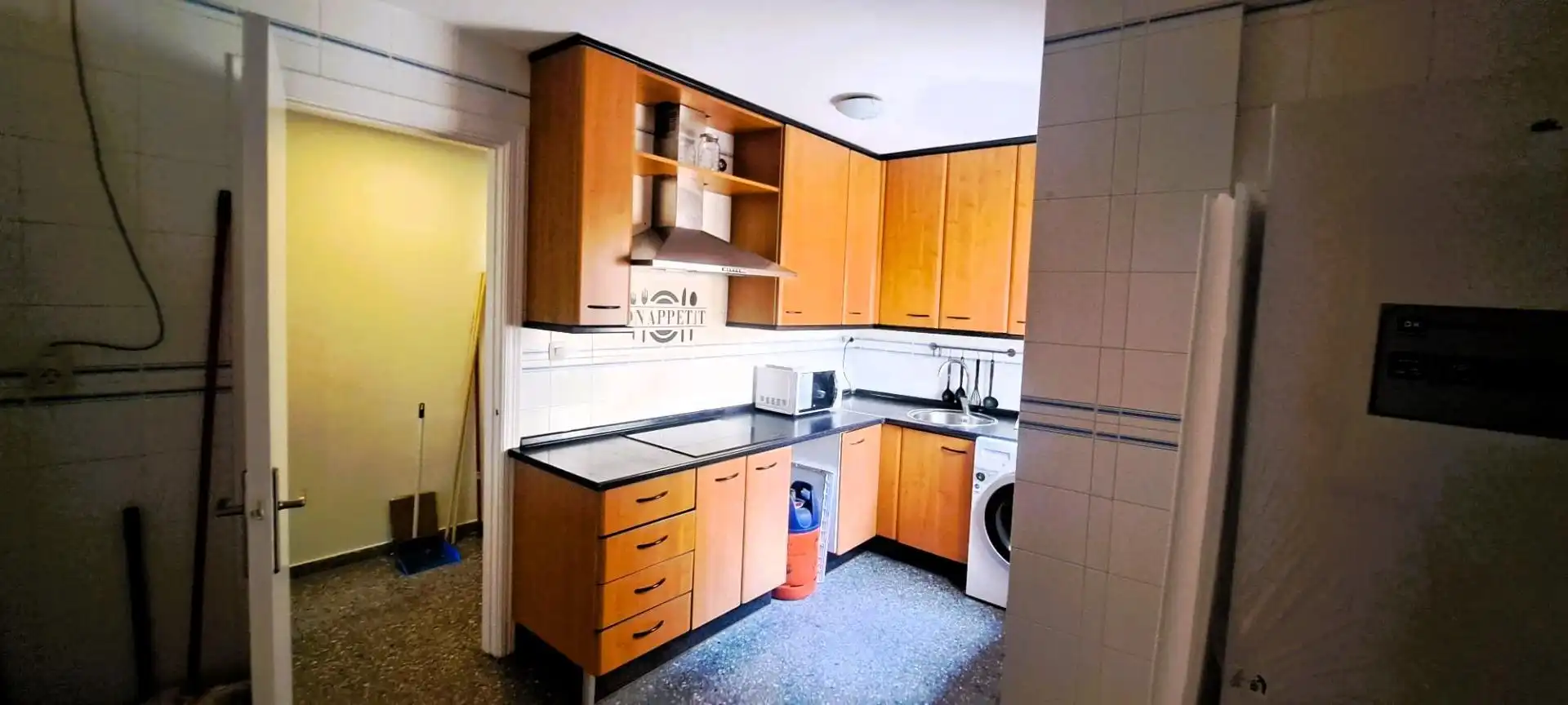 Kitchen of Flat for rent in Jerez de la Frontera  with Air Conditioner and Furnished