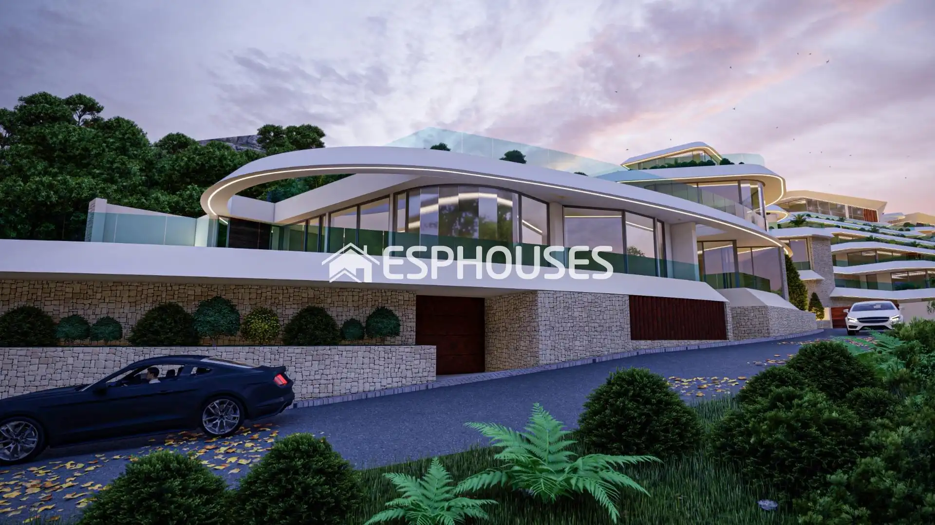 Exterior view of Flat for sale in Calpe / Calp  with Air Conditioner, Terrace and Swimming Pool