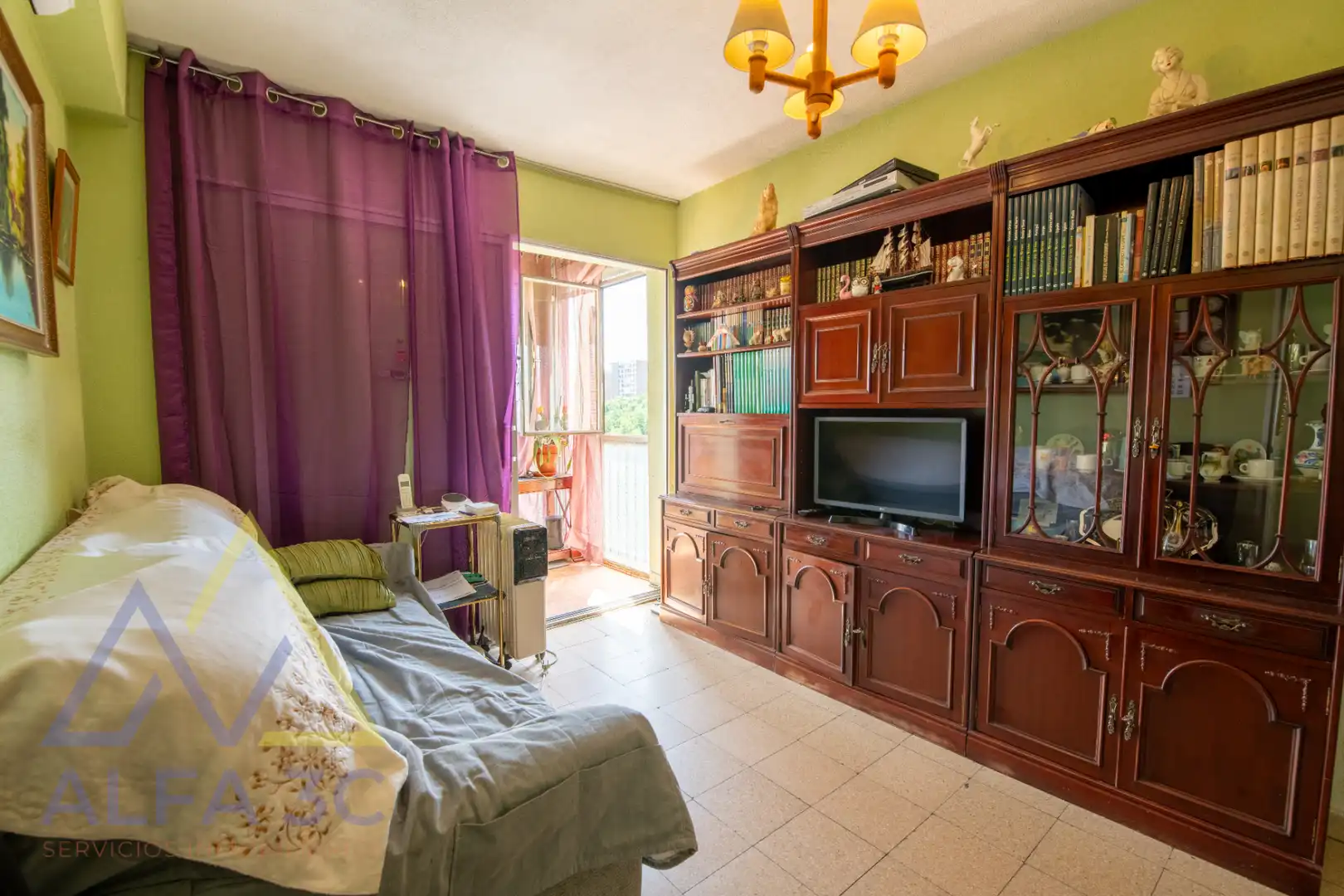 Living room of Flat for sale in Madrid  with Terrace
