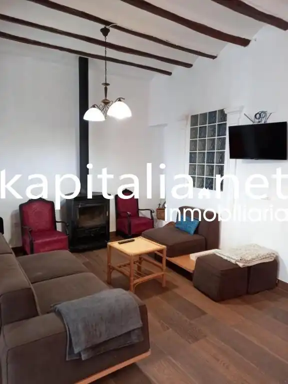 Living room of Houses for rent in Navarrés  with Heating and Furnished