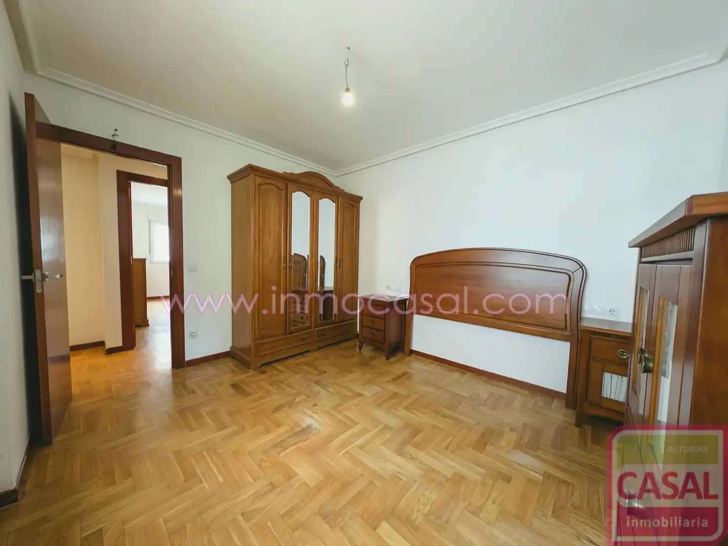 Bedroom of Flat for sale in Langreo  with Heating, Storage room and Furnished