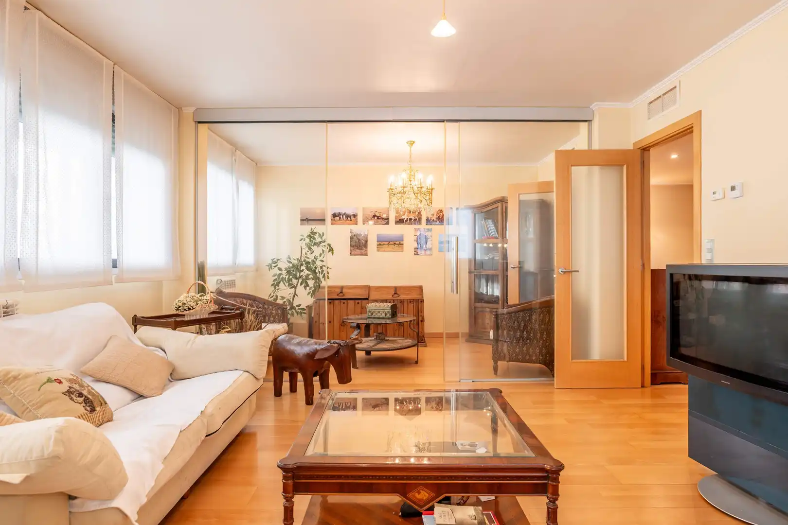 Sala de estar de Dúplex en venta en Zaragoza con Aire acondicionado, Calefacción y Terraza