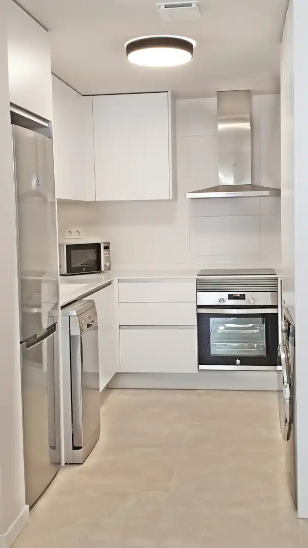 Cocina de Apartamento de alquiler en Oliva con Aire acondicionado, Calefacción y Terraza