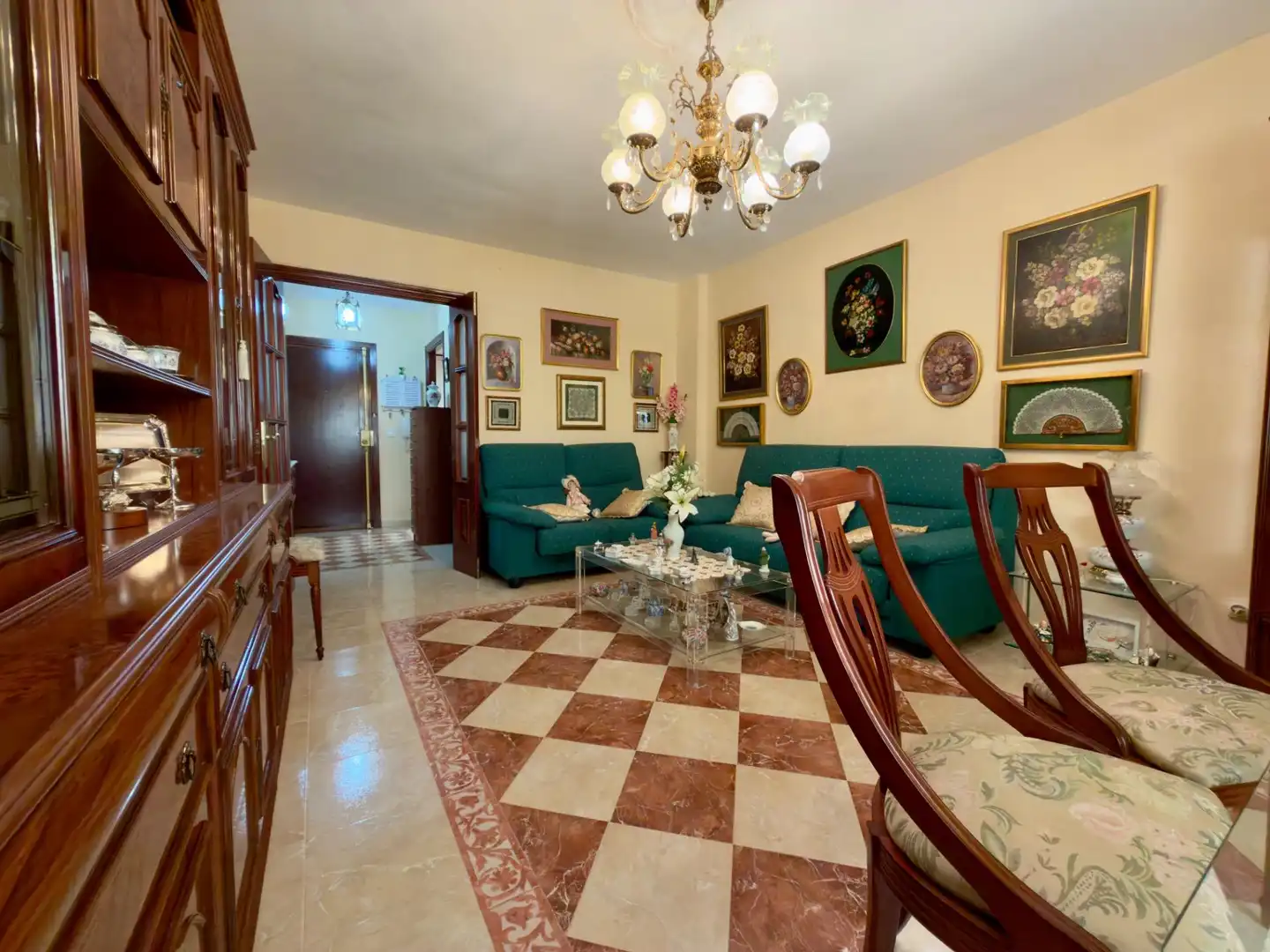 Sala d'estar de Pis en venda en San Fernando amb Aire condicionat i Balcó