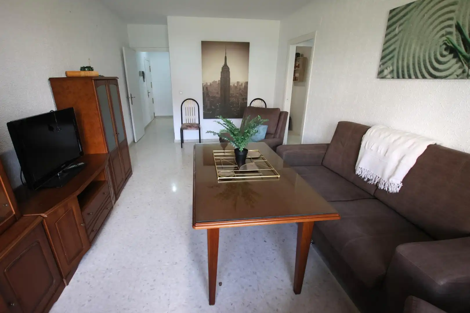 Sala de estar de Piso de alquiler en Badajoz con Terraza y Amueblado