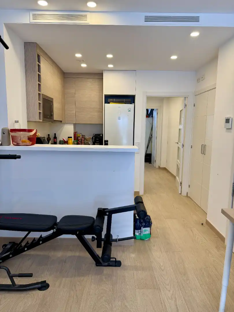 Küche von Wohnung zum Verkauf in Barcelona mit Klimaanlage, Heizung und Parkett