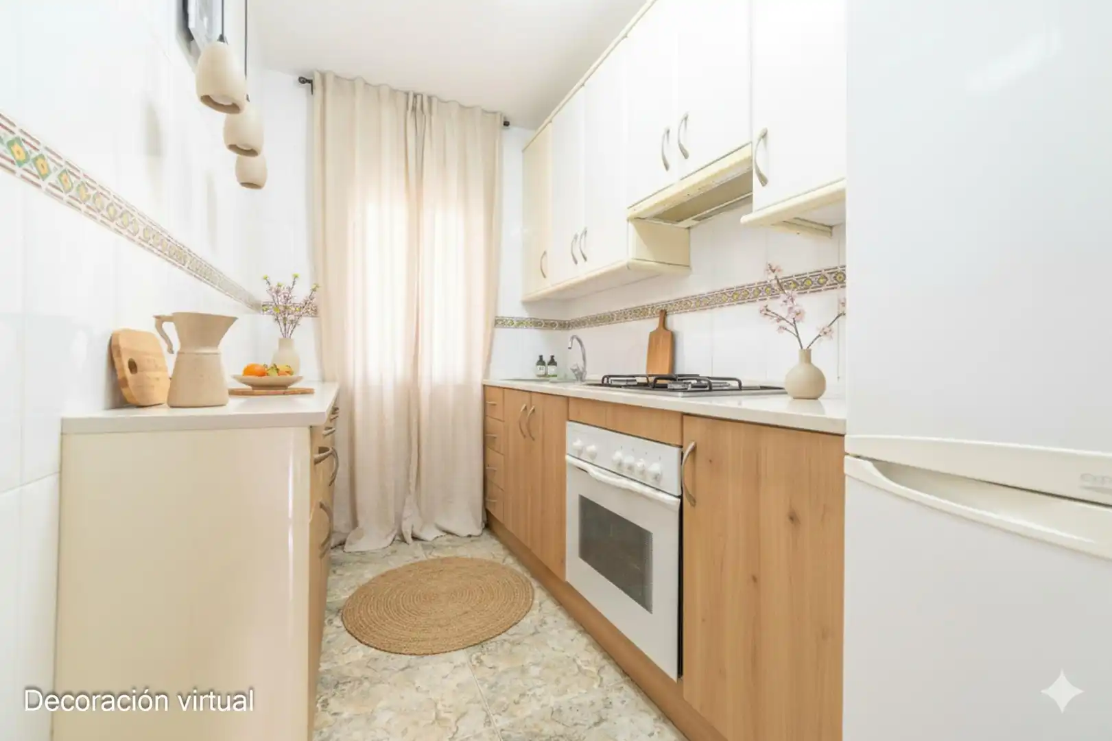 Cocina de Dúplex en venta en Los Alcázares con Terraza, Amueblado y Alarma