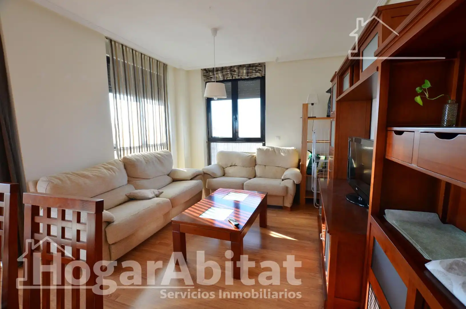 Living room of Flat for sale in San Vicente del Raspeig / Sant Vicent del Raspeig  with Air Conditioner, Heating and Private garden