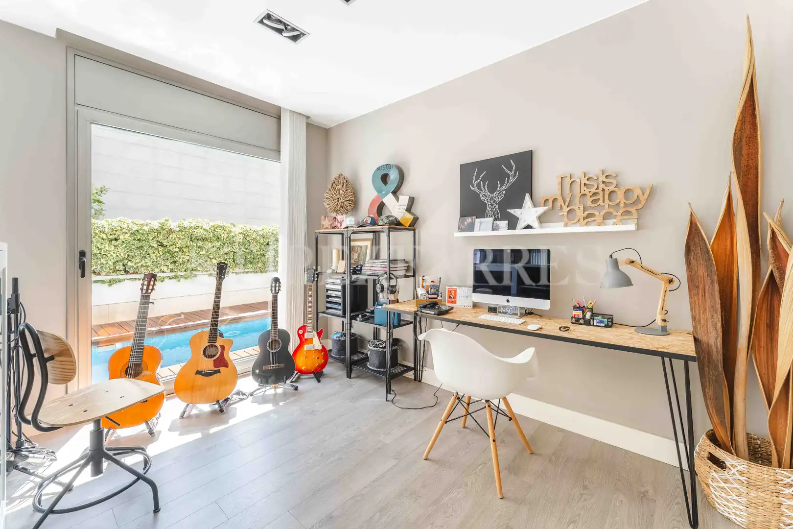 Sala de estar de Casa o chalet de alquiler en El Papiol con Aire acondicionado, Calefacción y Jardín privado