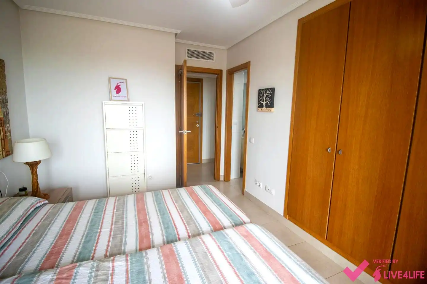 Schlafzimmer von Wohnung zur Miete in Alboraya mit Klimaanlage, Terrasse und Möbliert