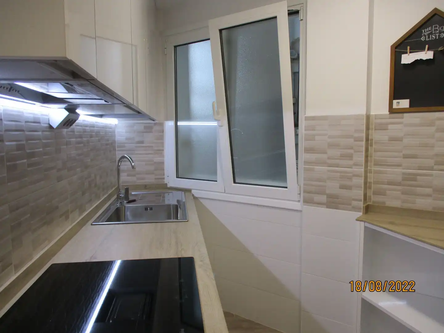 Küche von Wohnung zur Miete in Donostia - San Sebastián  mit Heizung und Möbliert