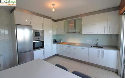 Kitchen of Flat for sale in Lugo Capital  with Heating and Balcony