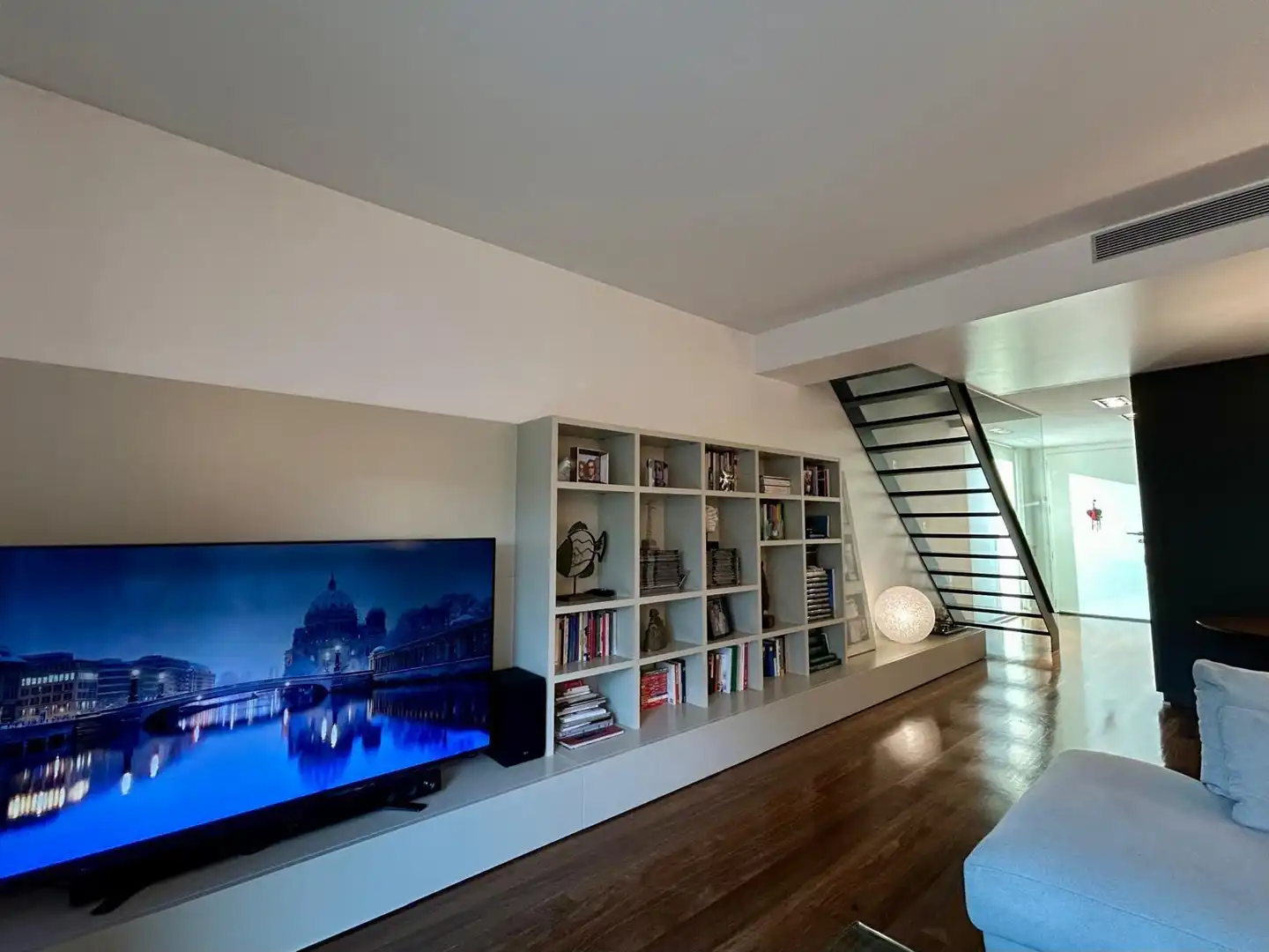 Sala de estar de Dúplex en venta en Manresa con Calefacción, Jardín privado y Parquet
