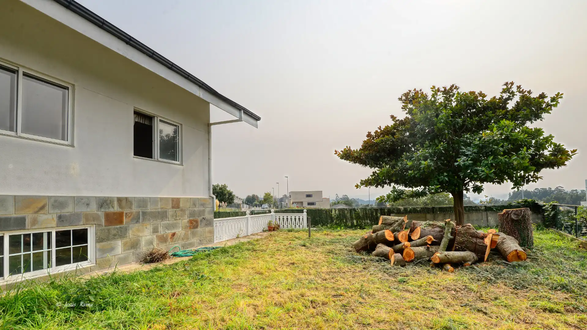 Vista exterior de Casa o chalet en venta en Oleiros con Calefacción, Jardín privado y Parquet