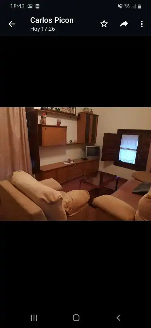 Sala d'estar de Casa adosada en venda en Huete