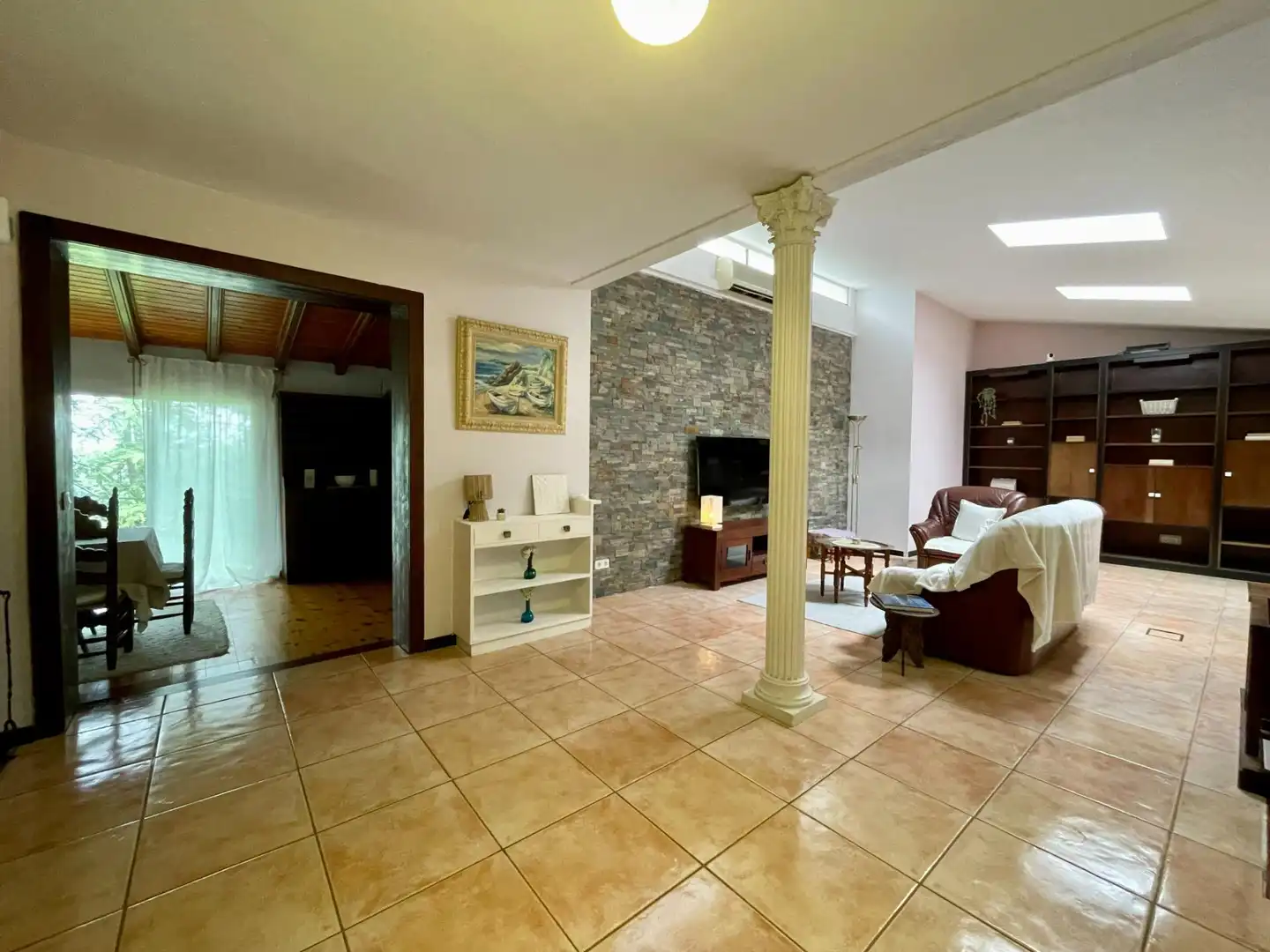 Living room of Houses for sale in Sant Celoni  with Air Conditioner, Heating and Private garden