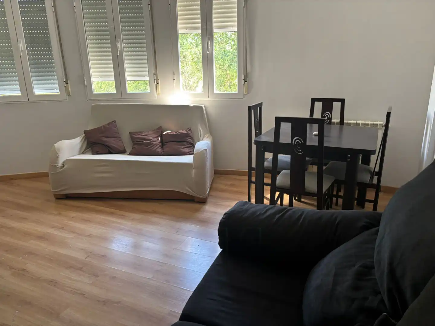 Wohnzimmer von Wohnung zum Verkauf in Villarrobledo mit Heizung, Parkett und Terrasse