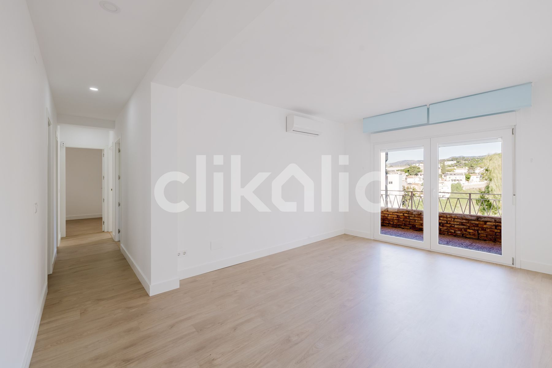 Dormitori de Pis de lloguer en Málaga Capital amb Aire condicionat i Terrassa