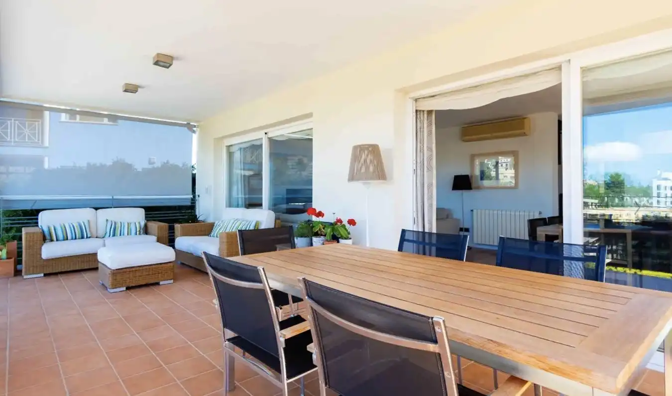 Terraza de Finca rústica en venta en  Palma de Mallorca con Aire acondicionado, Trastero y Alarma