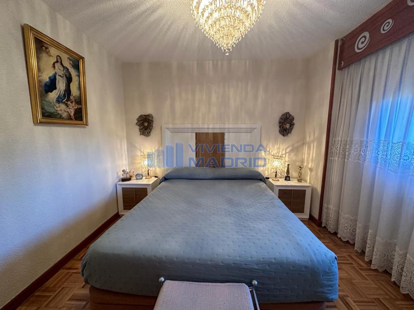 Bedroom of Flat for sale in  Madrid Capital  with Air Conditioner and Terrace
