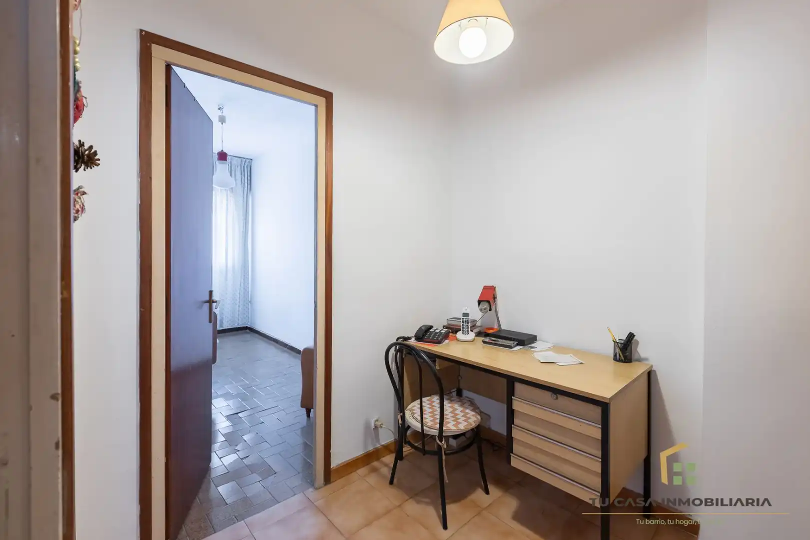 Schlafzimmer von Wohnung zum Verkauf in Badalona mit Klimaanlage