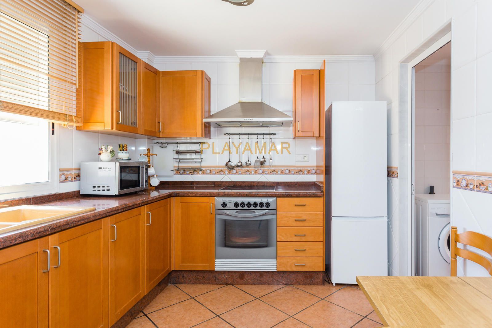 Kitchen of Single-family semi-detached for sale in Cullera  with Air Conditioner, Heating and Terrace