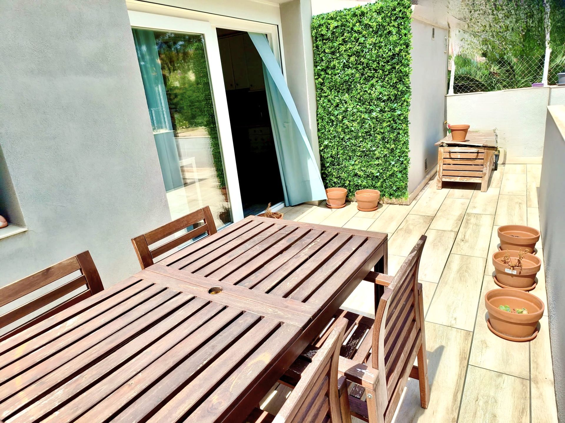 Terrace of Single-family semi-detached for sale in Rubí  with Air Conditioner, Heating and Private garden