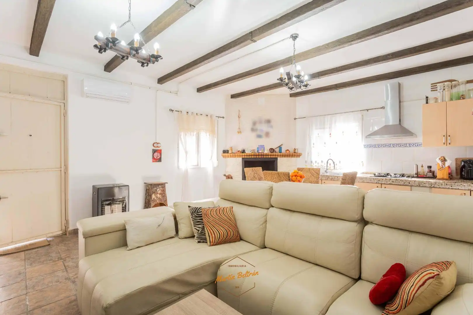 Sala de estar de Casa o chalet en venta en Canjáyar con Aire acondicionado, Piscina y Alarma