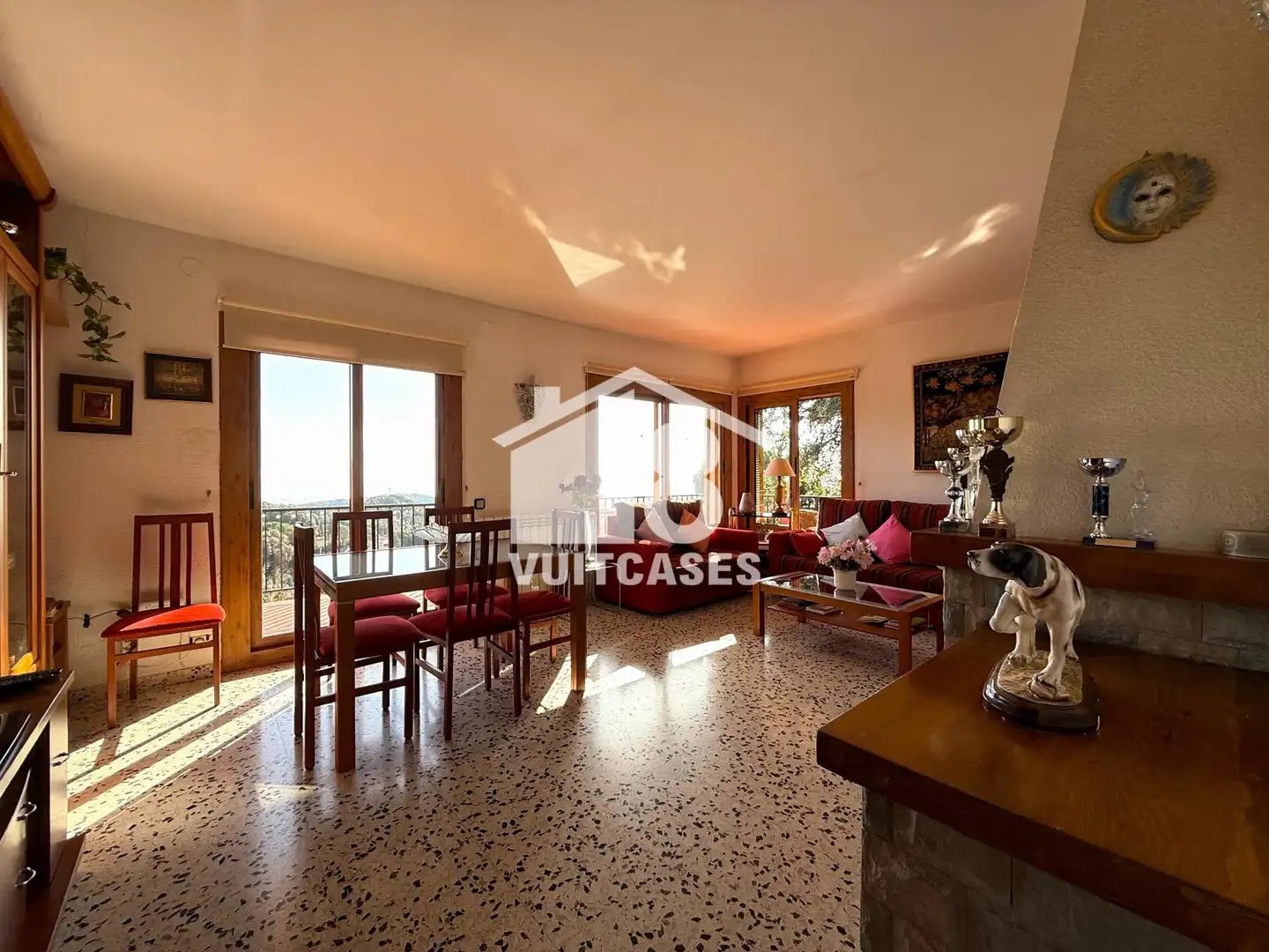 Sala d'estar de Casa o xalet en venda en Arenys de Munt amb Calefacció, Terrassa i Traster