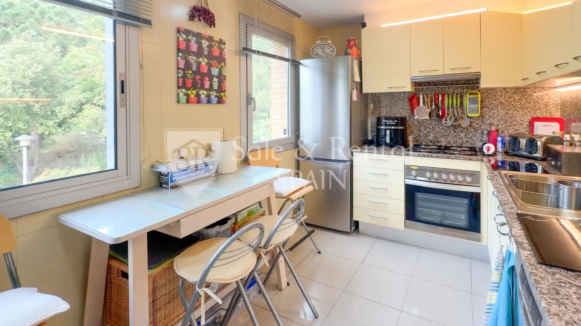 Küche von Wohnung zum Verkauf in Tossa de Mar mit Klimaanlage, Heizung und Terrasse