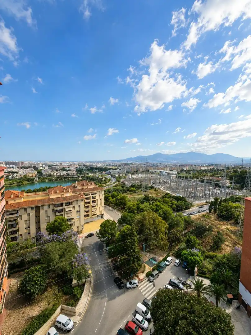 Exterior view of Flat for rent in Málaga  with Air Conditioner, Terrace and Furnished
