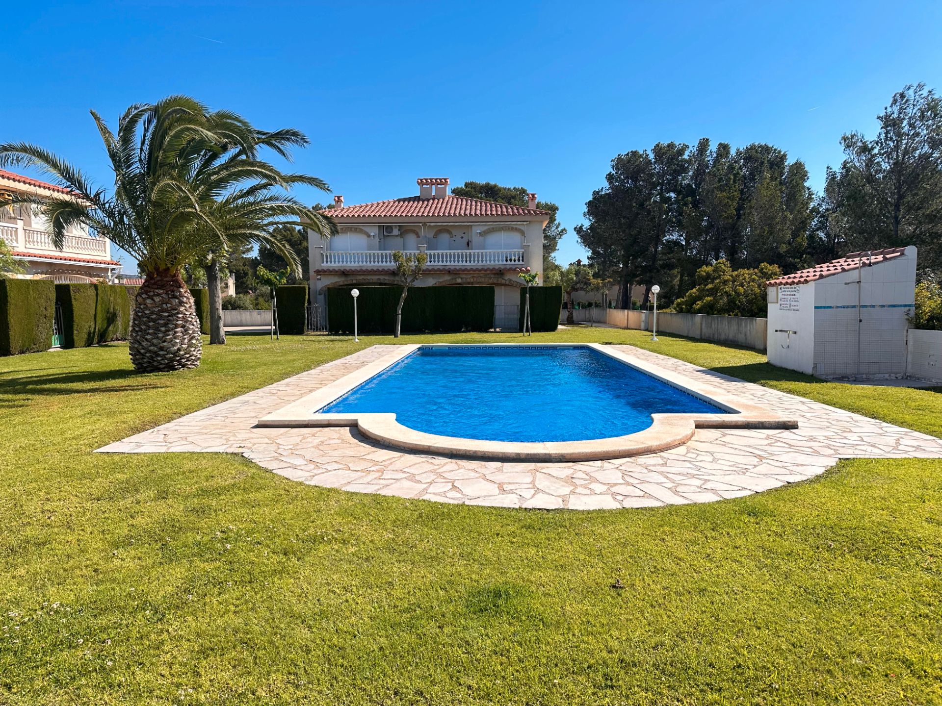Swimming pool of Flat for sale in Mont-roig del Camp  with Air Conditioner, Heating and Private garden