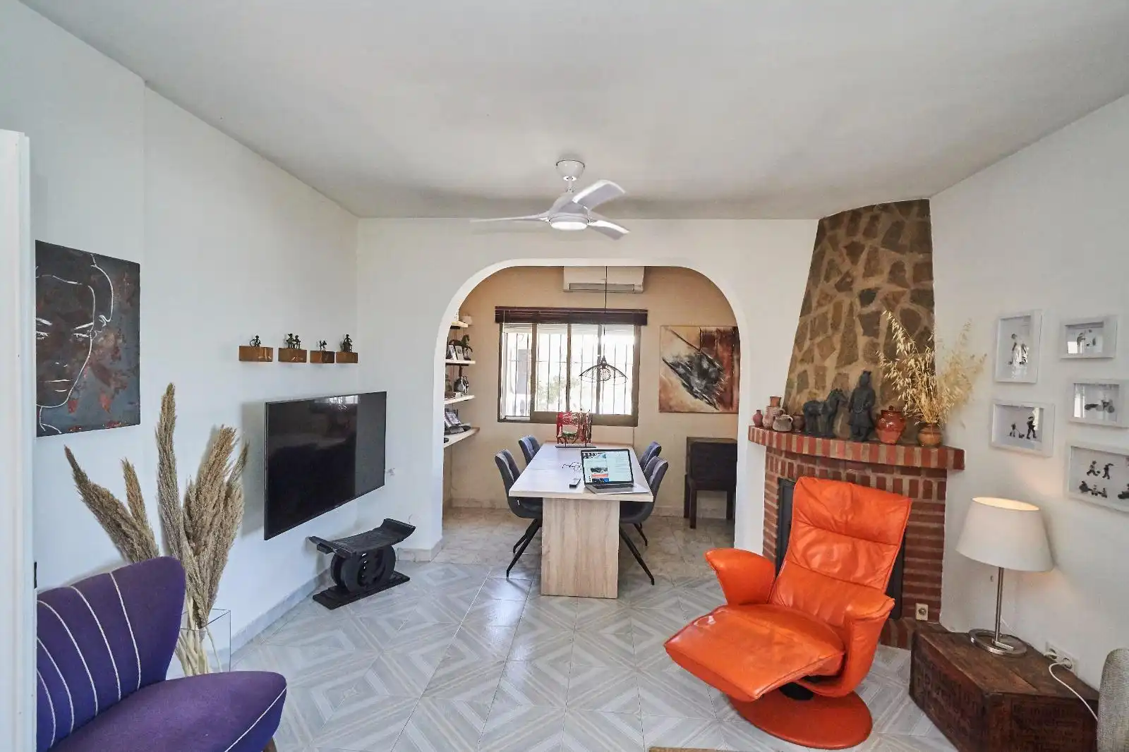 Living room of Houses for sale in Torrox  with Air Conditioner, Private garden and Terrace