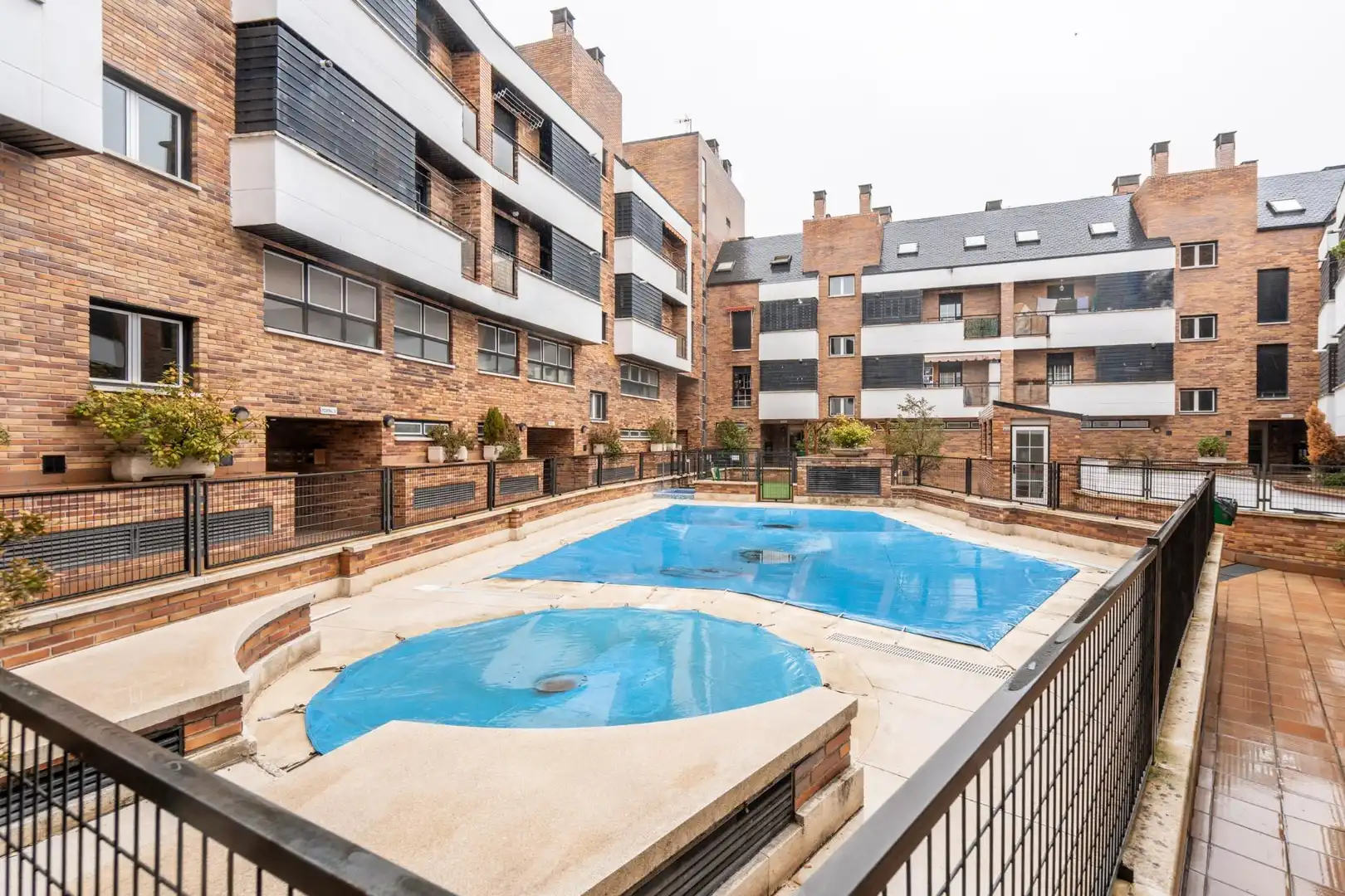 Swimming pool of Flat for sale in Collado Villalba  with Heating, Private garden and Terrace