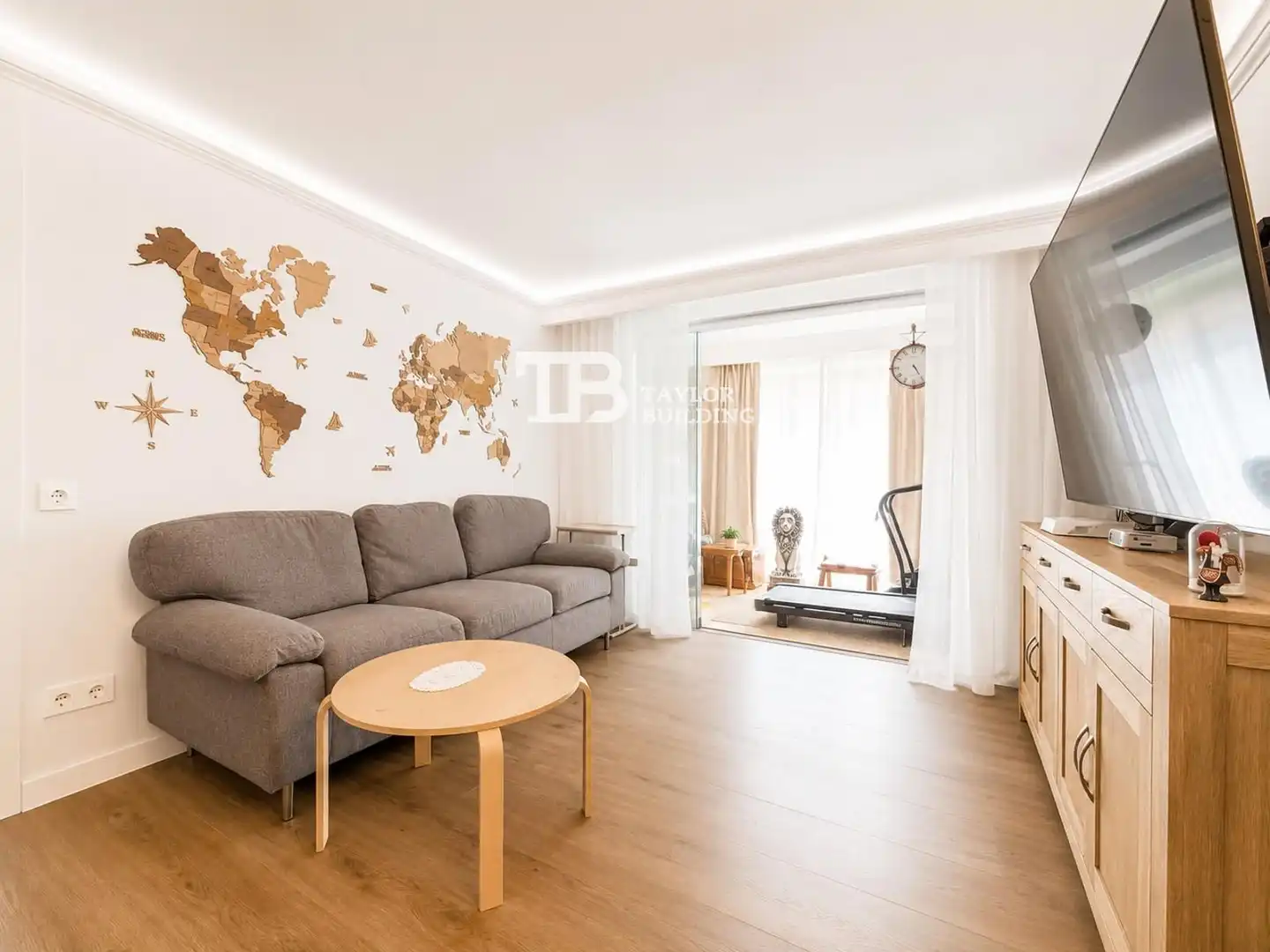 Sala d'estar de Pis en venda en Calvià amb Aire condicionat, Calefacció i Parquet