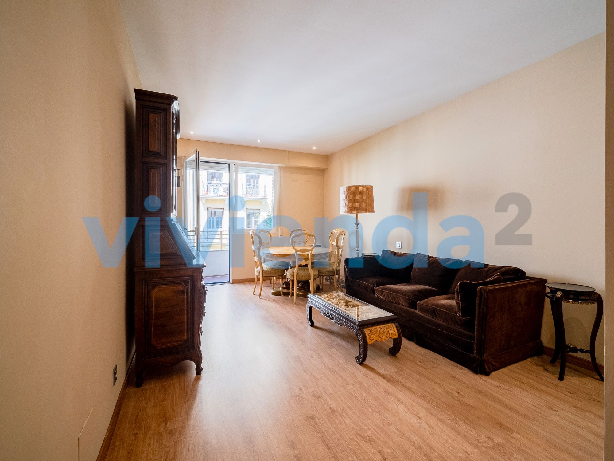 Living room of Flat for sale in  Madrid Capital  with Air Conditioner, Heating and Terrace