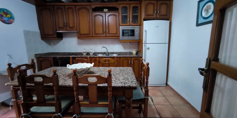 Cuina de Casa o xalet en venda en Lorca amb Jardí privat