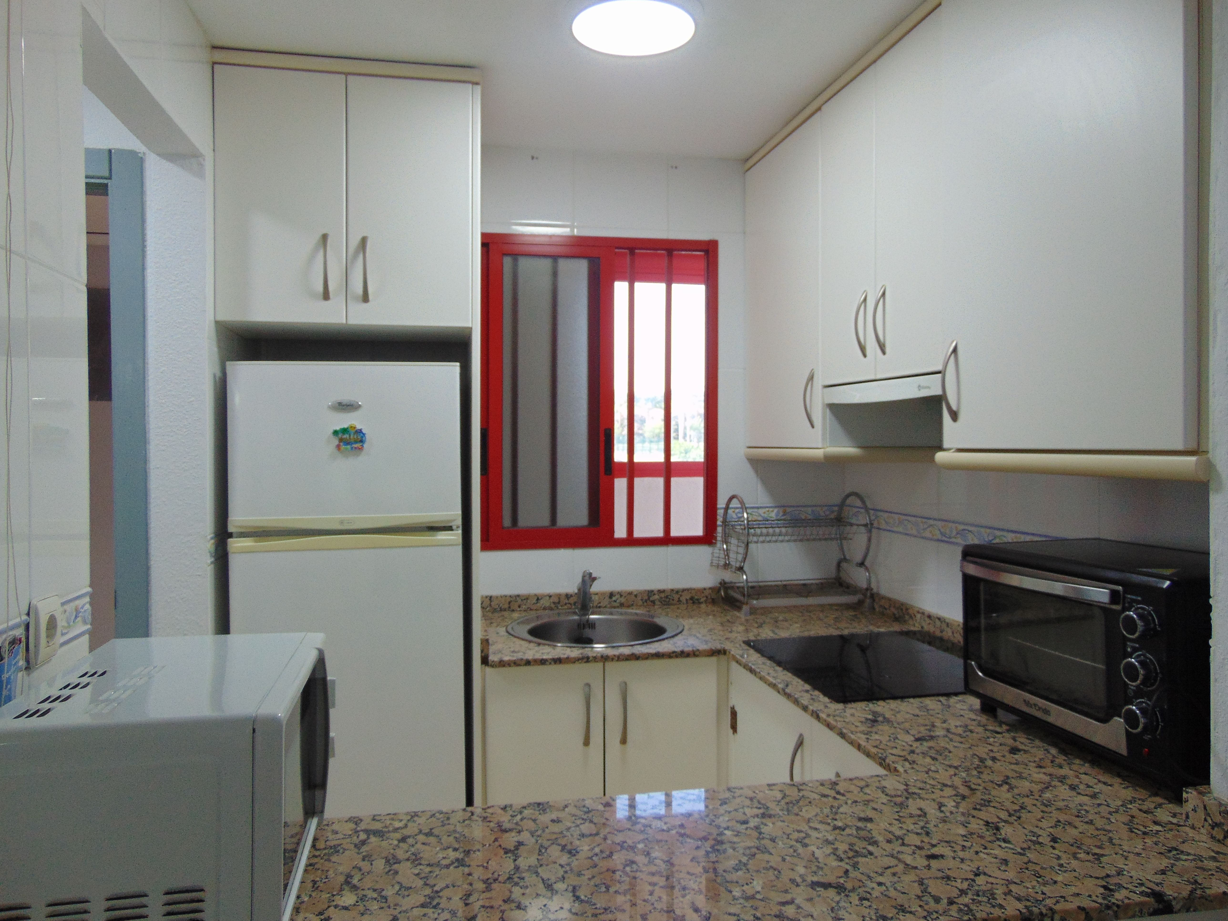 Kitchen of Apartment for sale in Benidorm  with Swimming Pool, Furnished and Community pool