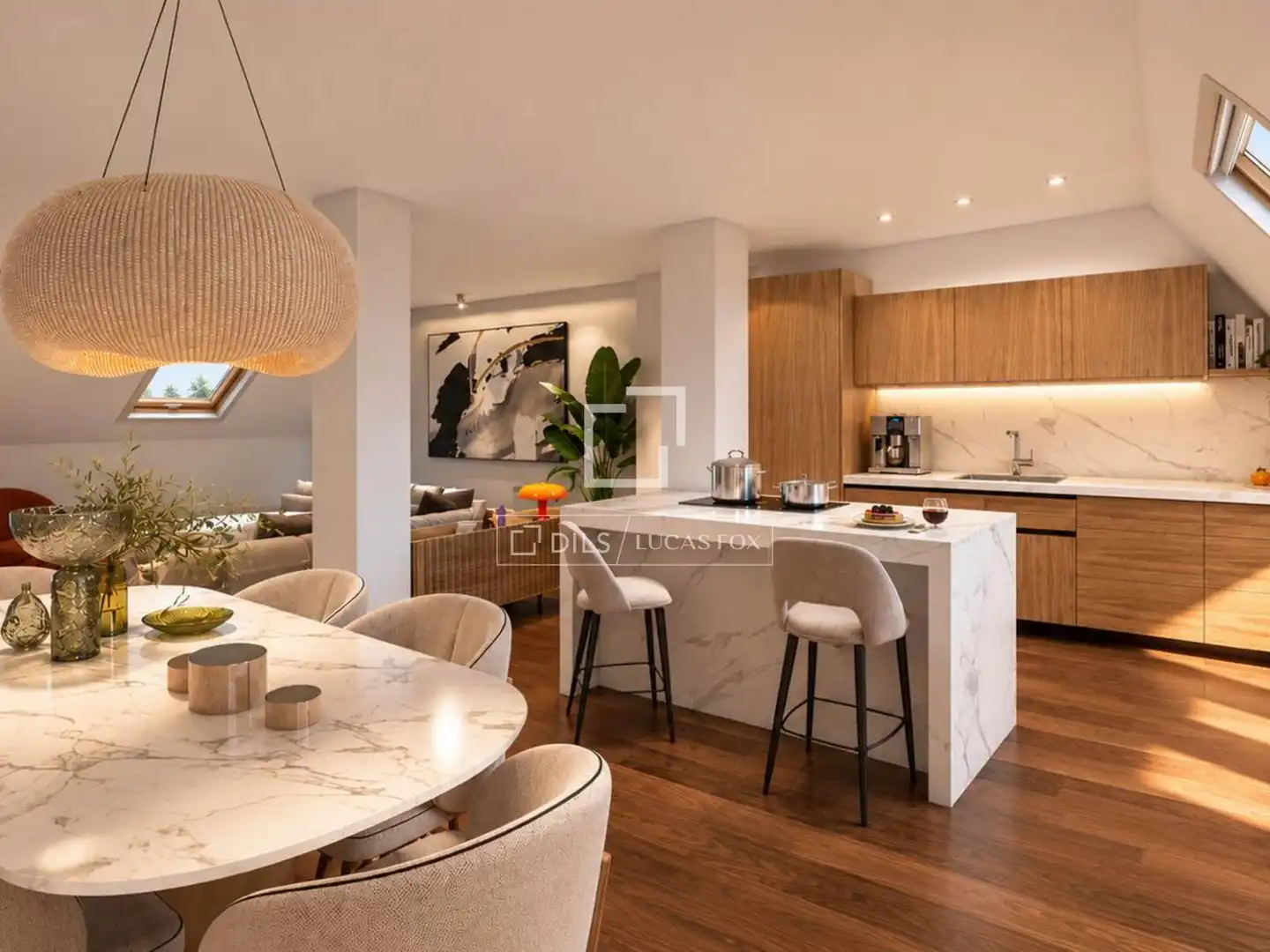 Kitchen of Attic for sale in Madrid  with Air Conditioner, Heating and Terrace