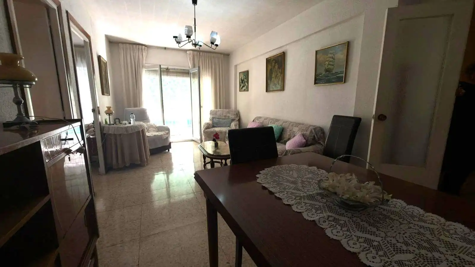 Sala d'estar de Pis en venda en Alicante / Alacant amb Terrassa