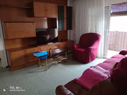 Living room of Flat for sale in Girona Capital  with Balcony