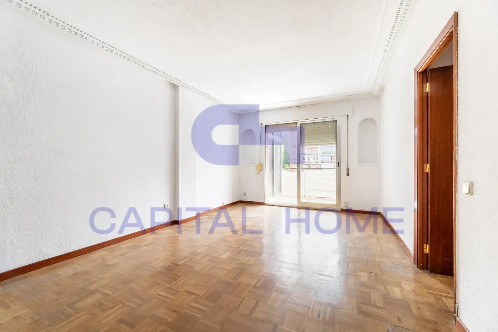 Living room of Flat for sale in Móstoles  with Heating, Terrace and Furnished