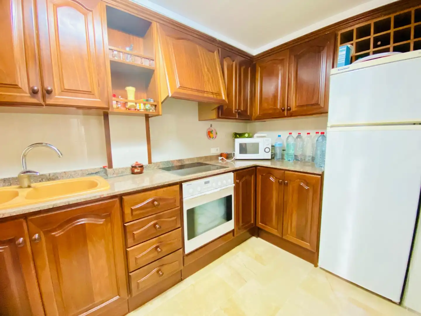 Cocina de Piso de alquiler en Alcúdia con Aire acondicionado, Parquet y Terraza