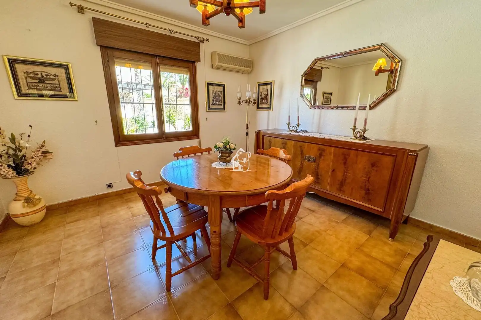 Comedor de Casa o chalet de alquiler en Rojales con Aire acondicionado, Jardín privado y Terraza