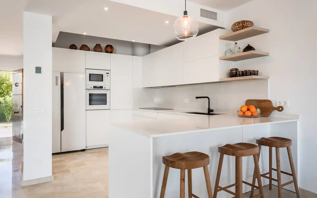 Kitchen of Detached homes for sale in Málaga  with Air Conditioner, Terrace and Storage room