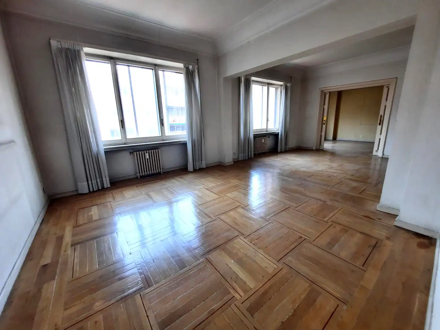 Wohnzimmer von Wohnung zum Verkauf in Madrid mit Heizung, Parkett und Terrasse