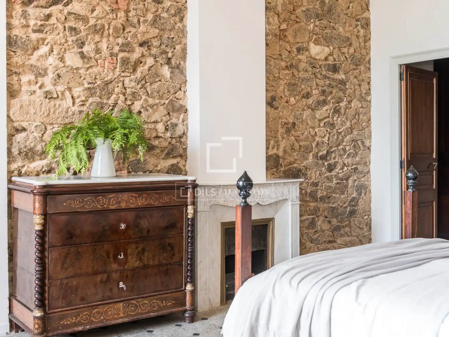 Habitación de Finca rústica en venta en Sant Hilari Sacalm con Aire acondicionado, Calefacción y Jardín privado
