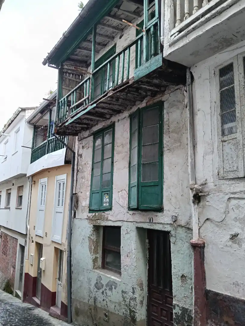 Vista exterior de Casa adosada en venta en Betanzos con Balcón