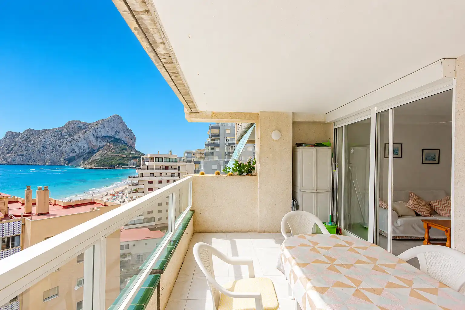 Terrasse von Wohnungen zur Miete in Calpe / Calp