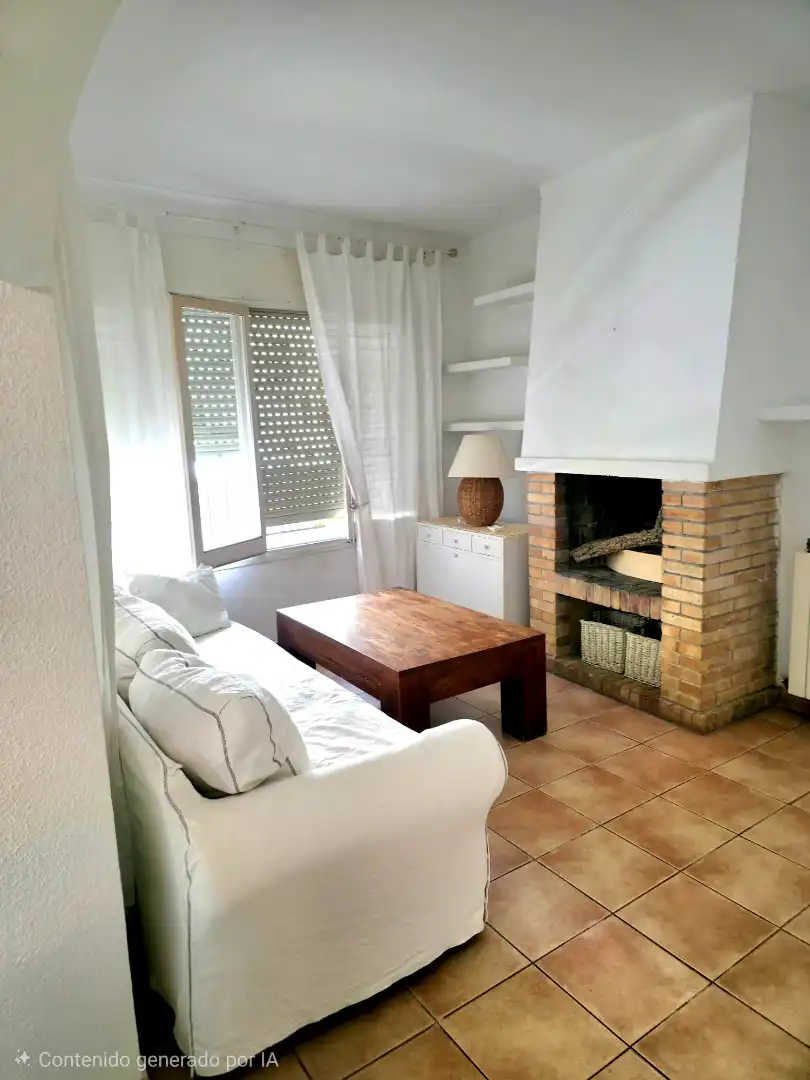 Sala d'estar de Casa o xalet de lloguer en Sant Pol de Mar amb Moblat i Balcó
